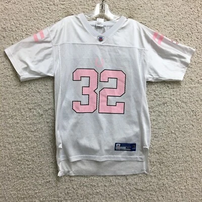 锐步印第安纳波利斯小马队球衣特大号女孩白色 #32 Edgerrin James XL — 第 1/4 张图片