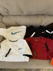 BOYS NIKE LOT, 4 SHIRTS, NEW, ONE WITH TAGS, size large