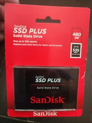SanDisk SSD Plus Solid State Drive 480GB new in package  🔥  - Image 1 of 4
