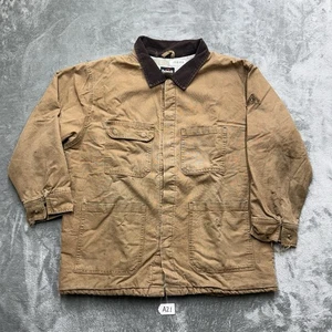 Bulwark FR Jacke Herren X-Large braun Canvas schwer entflammbar schwer Arbeitskleidung Logo - Bild 1 von 12