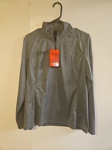 The North Face GM Genuine Parts Womens Size XL Grey Jacket 1/4 Fleece X - Picture 1 of 8
