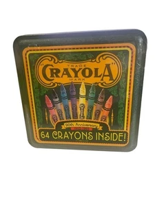 Crayola 90th Anniversary Collectors Tin With 64 Crayons - Picture 1 of 6