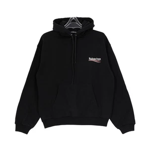 Balenciaga Wave Logo Hoodie T-Shirt Size L 556145 148232596 - Picture 1 of 13