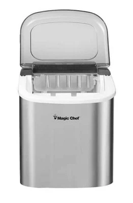 Magic Chef MCIM22ST 27-Lb Portable Countertop Ice Maker -Stainless Steel  - Image 1 of 2