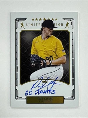 Paul Skenes 2024 ONYX Edición Limitada Inscripción Automática 1/1 “Go Pirates” LE Foto 1 de 4