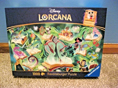 RAVENSBURGER 1000 PC PZL DISNEY LORCANA GLIMMERS OF THE REALM EMERALD IN STOCK - Image 1 of 4