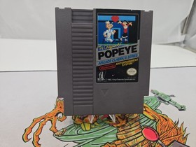 Popeye Nintendo NES 3 Screw Cartridge Only Game Cleaned Pins 1986 Original Rare