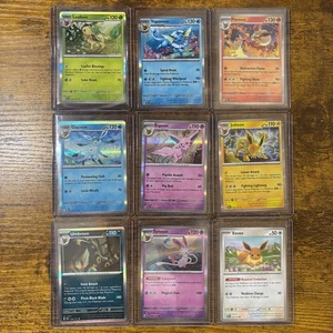 Prismatic Evolutions Komplett 9 Karten Eeveelution Holo Set Pokémon TCG - Bild 1 von 1