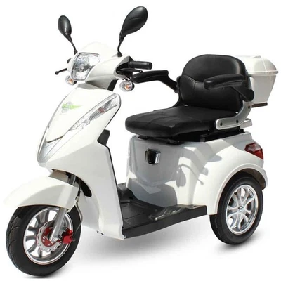 ECO ENGEL 501 Weiß, Senioren Roller, 25 km/h, Elektromobil, Elektroroller