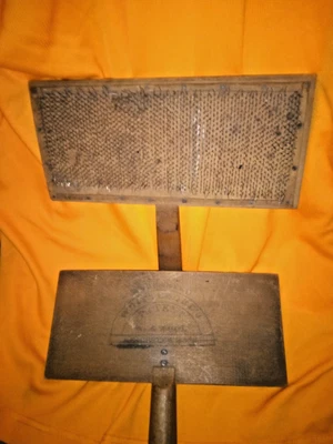 OLD WHITEMORE # 8 WOOL CARDERS - Image 1 of 2