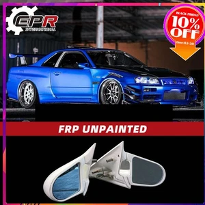 For Nissan Skyline GTR R34 RHD FRP Unpainted Aero Rearview Mirror Side Rear View - Bild 1 von 10