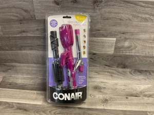 New Conair Ceramic Electric 5-in-1 Combo Styler Kit Pink Model CB600WTCS - Picture 1 of 7