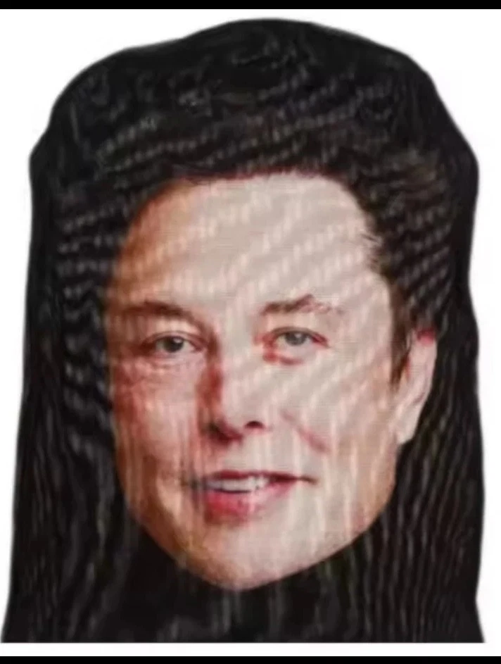 🤣 TESLA President ELON MUSK Breathable Mask Full Face Halloween CosplaY Costume - Image 1 of 1