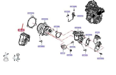 Nissan NV300 Primastar X82 EGR-Ventil 1471000Q1K NEU ORIGINAL - Image 1 of 2