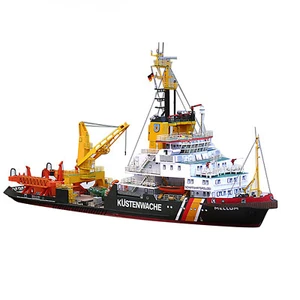 1:250 Germany Mellum Coast Guard Pollution Monitoring Ship DIY Paper Model - Picture 1 of 10