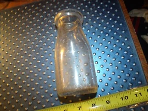 Vintage Half Pint Milk Bottle Arctic Dairy Flint Lansing Detroit Michigan 1932 - Picture 1 of 5