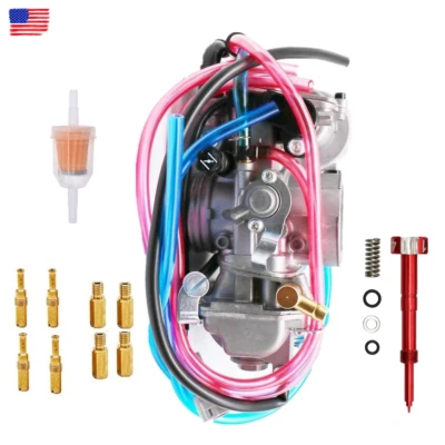 Carburador y ajustador de tornillo de mezcla rojo para Yamaha YZ400F YZ450F WR400F WR426F Foto 1 de 4