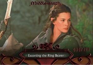 CZX Middle Earth, Escorting the Ring Bearer (25) Red Parallel Base Card #089/125