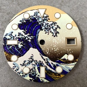 29mm Kagawana Watch Dial Fit NH35 NH36 Movement Date Window Full Luminous Parts - Picture 1 of 16