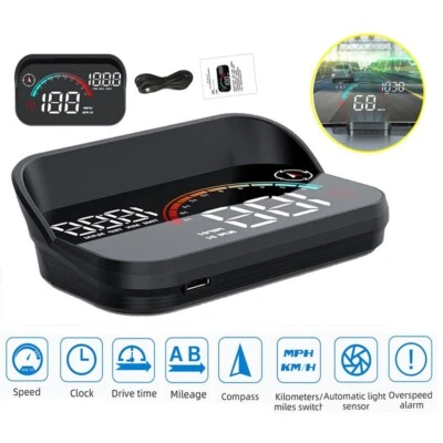 Digital Speedometer Universal GPS Car HUD Head Up Display Car Hud Speedometer Foto 1 de 4