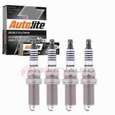 4 pc Autolite Double Platinum Spark Plugs for 2010-2014 Hyundai Genesis jq