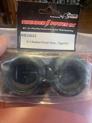 Thunder Power Rc F-1 Rubber Front BELTED Tire Front Type R1 (Slick Tire) - Image 1 of 4