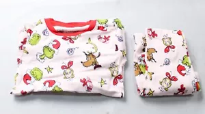 Carter's Girl's 2-Piece Christmas Grinch Pajama Set JL3 Pink/Multi Size 6 NWT - Picture 1 of 10