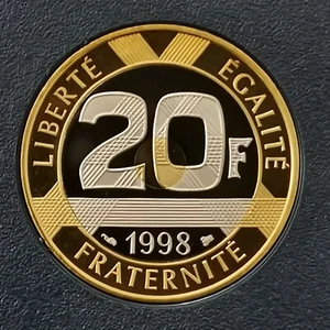 20 FRANCS MONT SAINT MICHEL 1998 BE BELLE PROOF 7404 Ex. FRANKREICH / UNC ISSUE DU - Bild 1 von 2