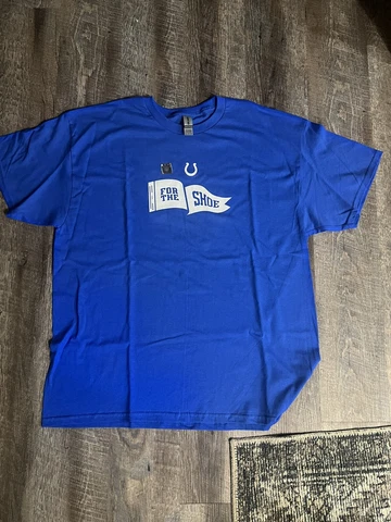 Indianapolis Colts For The Shoe T-Shirt, XL Cover