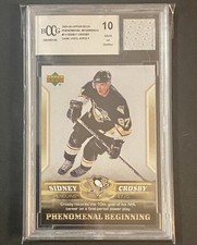 2005-06 Upper Deck Sidney Crosby Phenomenal Beginning GU Jersey No. 11 BCCG 10