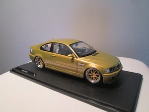 1 : 18 BMW M3 CSL E46 Baujahr 2000 phönix gelb BBS Felgen Umbau / Tuning - Bild 1 von 14