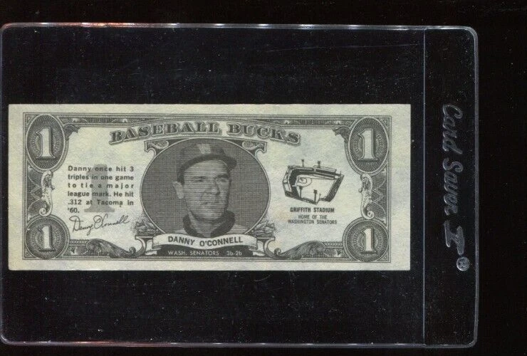 1962 Topps Baseball Bucks ***SET BREAK*** Danny O'Connell