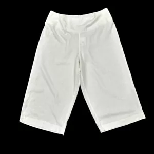 NEW Cato Linen Blend Pants Crop Capri Size 18-20W White Beach Coastal Lagenlook - Picture 1 of 9