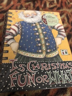 Mary Engelbreit Teapot Journal Blank Notebook Wire Bound Colorbok Blue Lined - Image 1 of 4