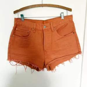Levi's Damen 501 High Rise Denim Original Shorts - 56327-0277 Blatt-Orange Gr. 31 - Bild 1 von 7