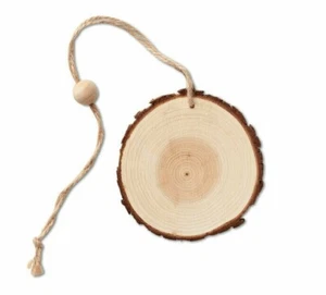 Holz Weihnachtsbaum Geschenkanhänger Holzscheibe Rohling Hängedeko Ornament Basteln - Bild 1 von 3