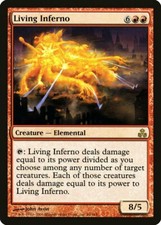 1x Living Inferno - LP - Guildpact - SPARROW MAGIC - mtg -