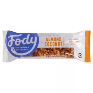 Fody, Low Fodmap Almond Coconut Snack Bar, 12 Bars, 1.41 Oz - Picture 1 of 1