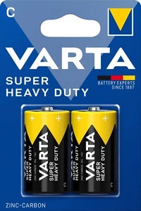 4x Varta Superlife C R14 1,5V Zink-Kohle Batterien – Ideal für Fernbedienungen - Bild 1 von 1