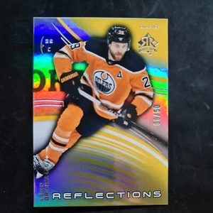 2020-21 Upper Deck Triple Dimensions Reflections Gold #18 Leon Draisaitl #08/50 - Bild 1 von 2