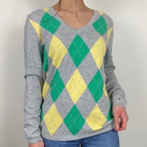 grey argyle sweater - Picture 1 of 4