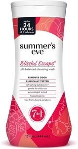 Summer’S Eve Blissful Escape Daily Refreshing Feminine Wash, Removes Odor, Ph Ba - Picture 1 of 4