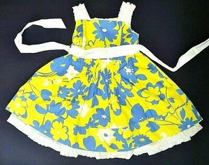 GIRLS  YELLOW  FLORAL DRESS WITH MATCHING PANTIES 24 MONTHS  NEW - Picture 1 of 7