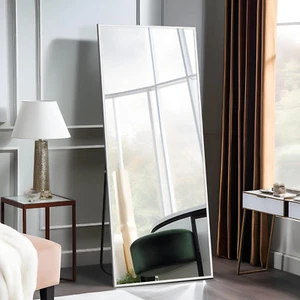 Full Length Mirror Standing Hanging or Leaning against Wall, Large Rectangle Bed - Picture 1 of 7