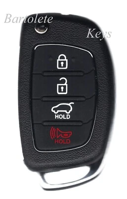 Keyless Remote Control Car Key Fob Fits 2013 2014 2015 2016 Hyundai Santa Fe - Image 1 of 4