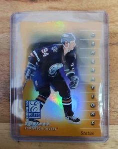 1997-98 Donruss Elite Promos Gold Die-Cut Status Ryan Smyth #140 - Picture 1 of 4