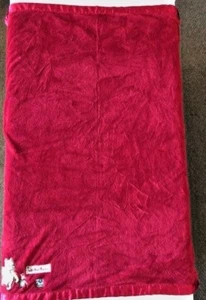 Winnie the Pooh Baby's First Christmas Red Baby Blanket Soft Lovey Security   - Picture 1 of 4