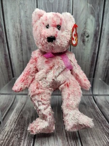 Ty Beanie Baby Smitten the Bear 10 Years Anniversary 2002 Retired Vintage Plush - Picture 1 of 10