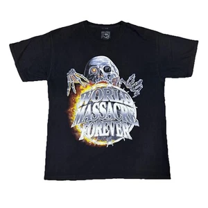 Mens Isolation World Massacre T Shirt Size Large Rock Band Metal - Picture 1 of 9