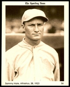 1981 CONLON COLLECTION - #56 SAMMY HALE PHILADELPHIA ATHLETICS